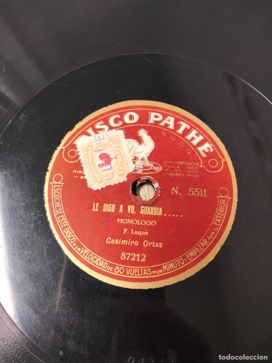 Discos de pizarra: Lote 2 discos Path&egrave; de Casimiro Ortas - Foto 3