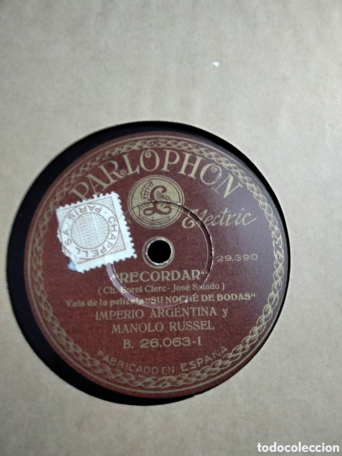 Discos de pizarra: Lote discos De pizarra Imperio Argentina y Celia Gamez - Foto 23