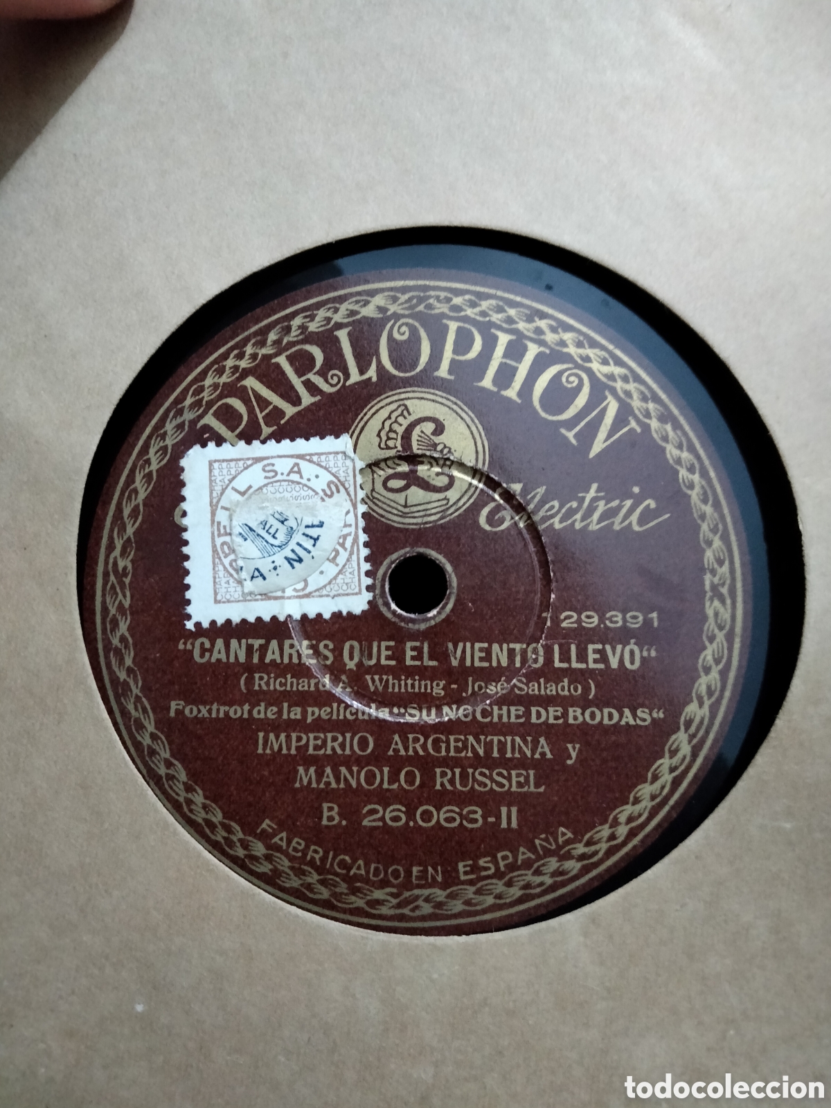 Discos de pizarra: Lote discos De pizarra Imperio Argentina y Celia Gamez - Foto 24
