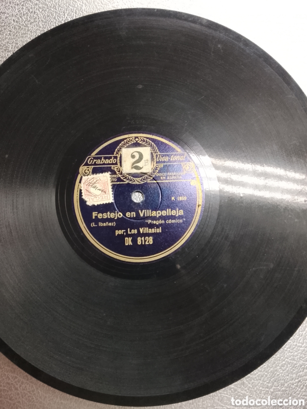 Discos de pizarra: Disco de pizarra Festejo en villapelleja - Foto 2