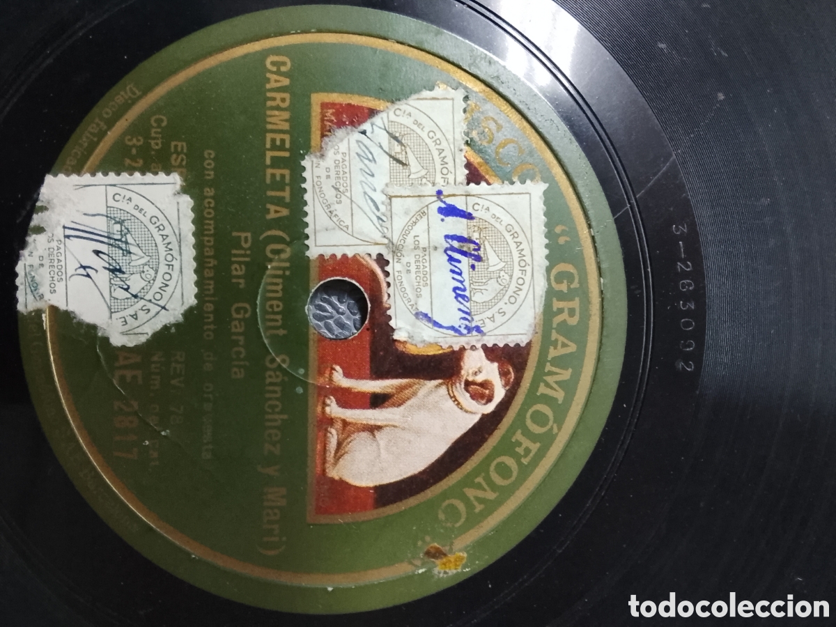 Discos de pizarra: Disco de pizarra Tres cepas Pilar Garc&iacute;a - Foto 2