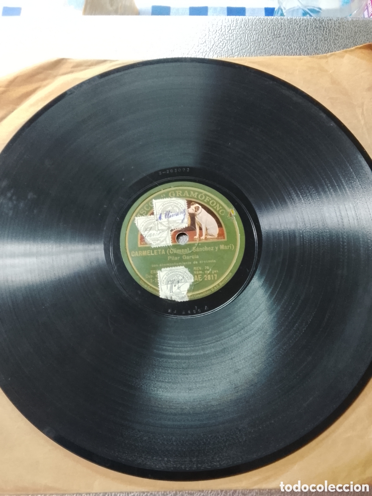 Discos de pizarra: Disco de pizarra Tres cepas Pilar Garc&iacute;a - Foto 3
