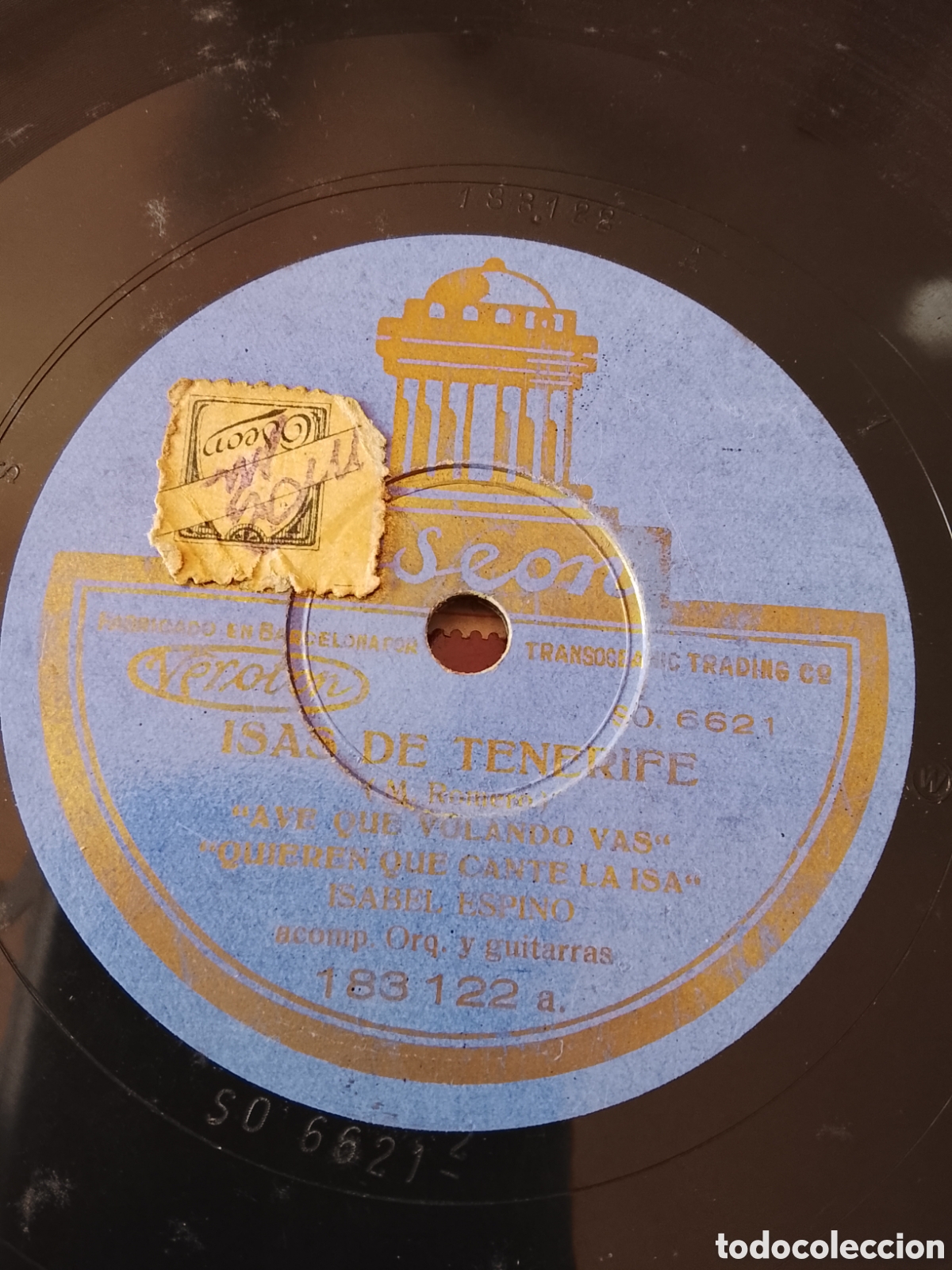 Discos de pizarra: Disco de pizarra Isabel espino - Foto 2