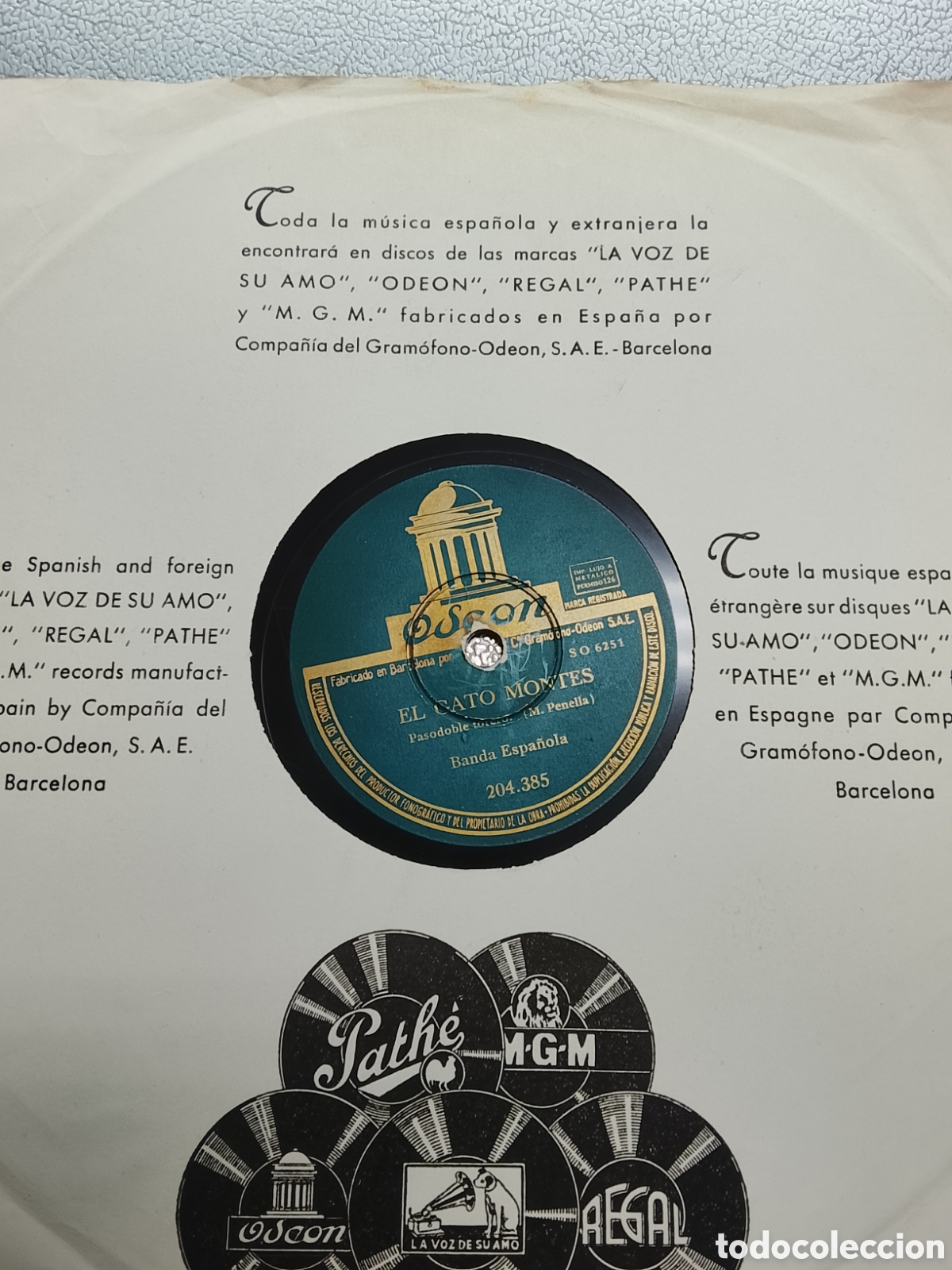 Discos de pizarra: Disco de pizarra Una mujer madrile&ntilde;a - Foto 2