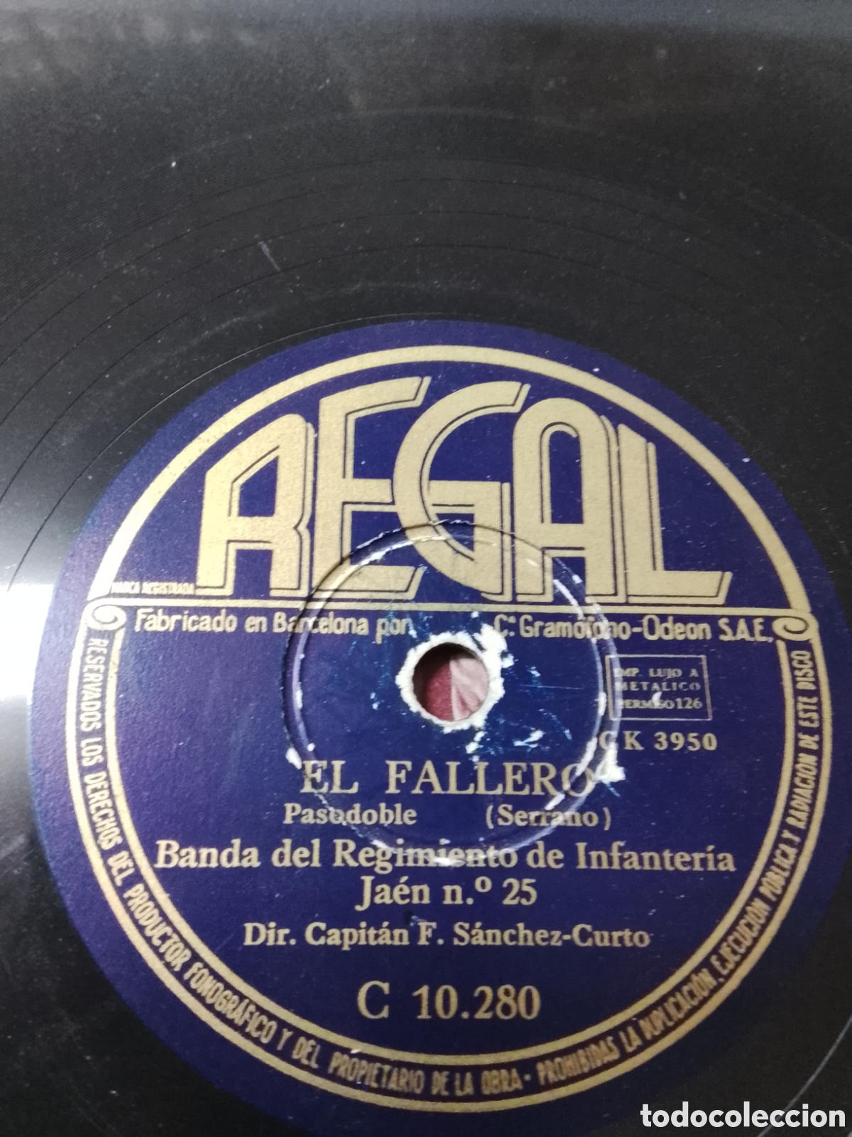 Discos de pizarra: Disco de pizarra La entra de la murta - Foto 2