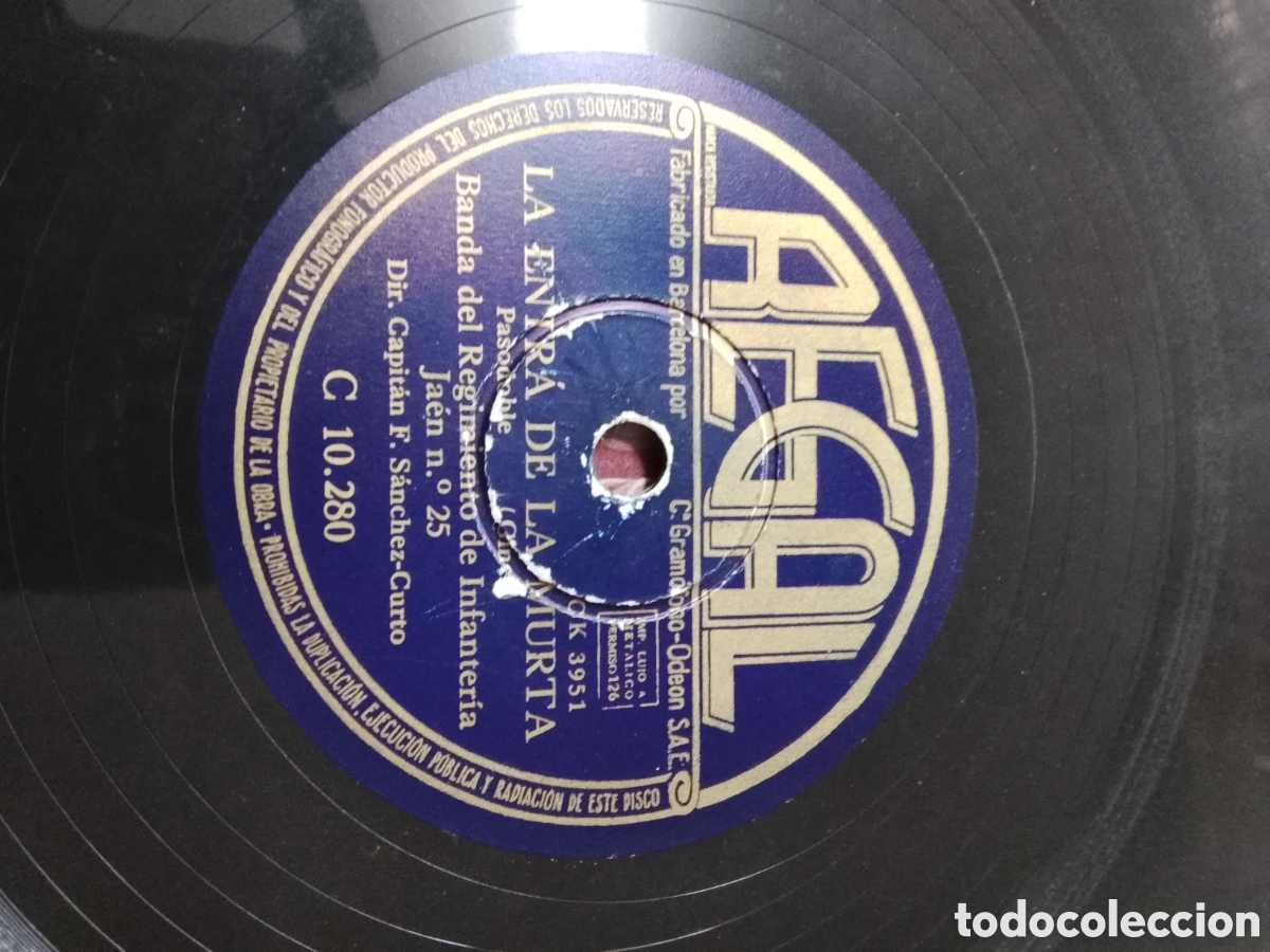 Discos de pizarra: Disco de pizarra La entra de la murta - Foto 1
