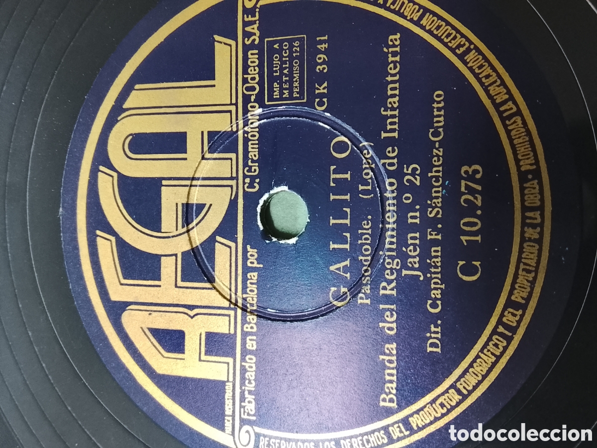 Discos de pizarra: Disco de pizarra Triana y Gallito - Foto 2