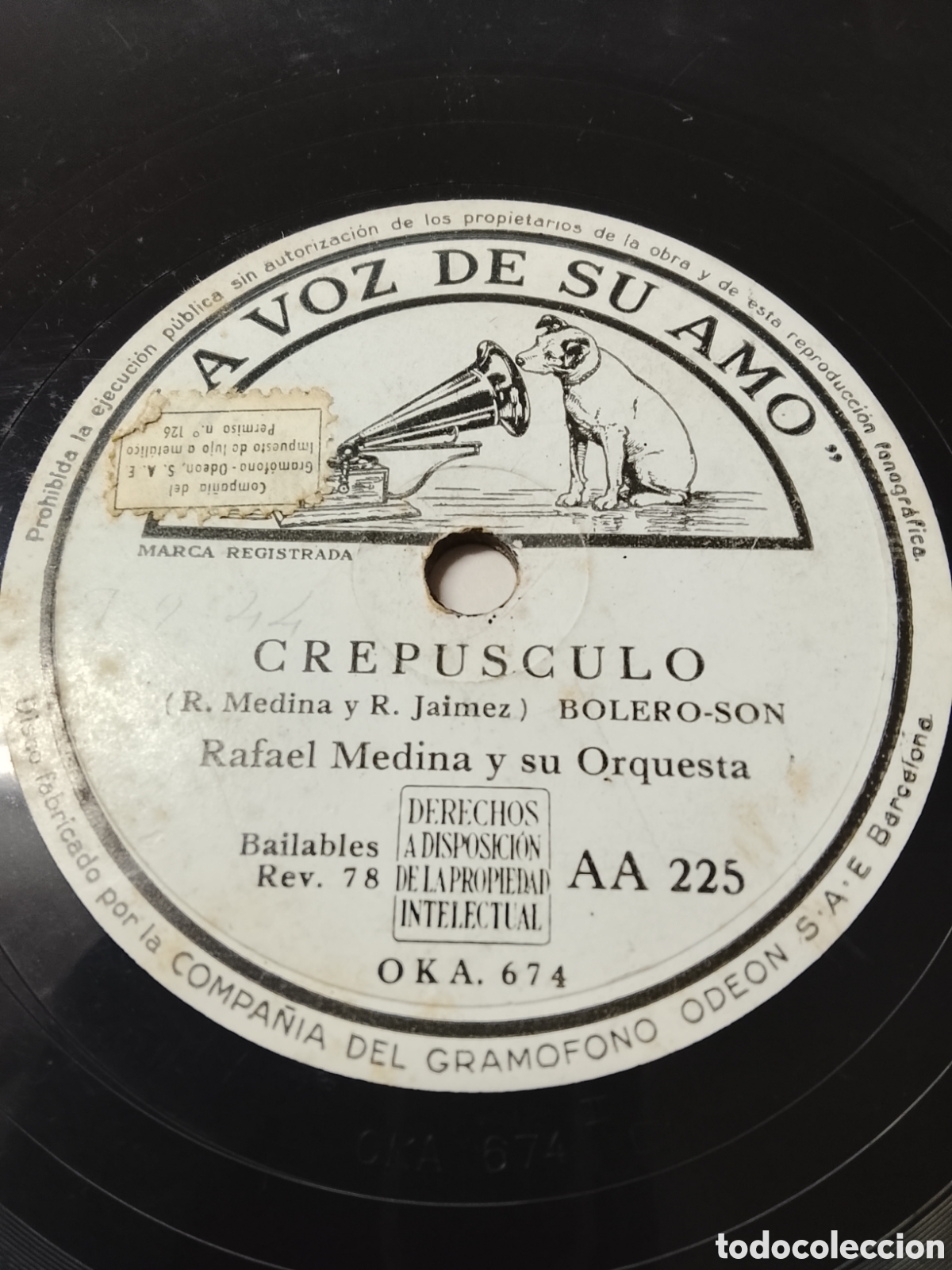 Discos de pizarra: Disco de pizarra Rafael medina Crep&uacute;sculo - Foto 2