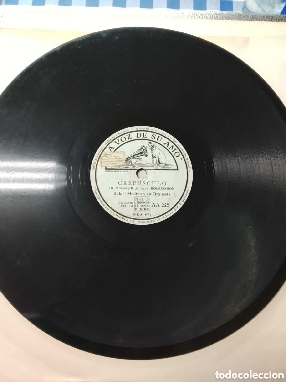 Discos de pizarra: Disco de pizarra Rafael medina Crep&uacute;sculo - Foto 3