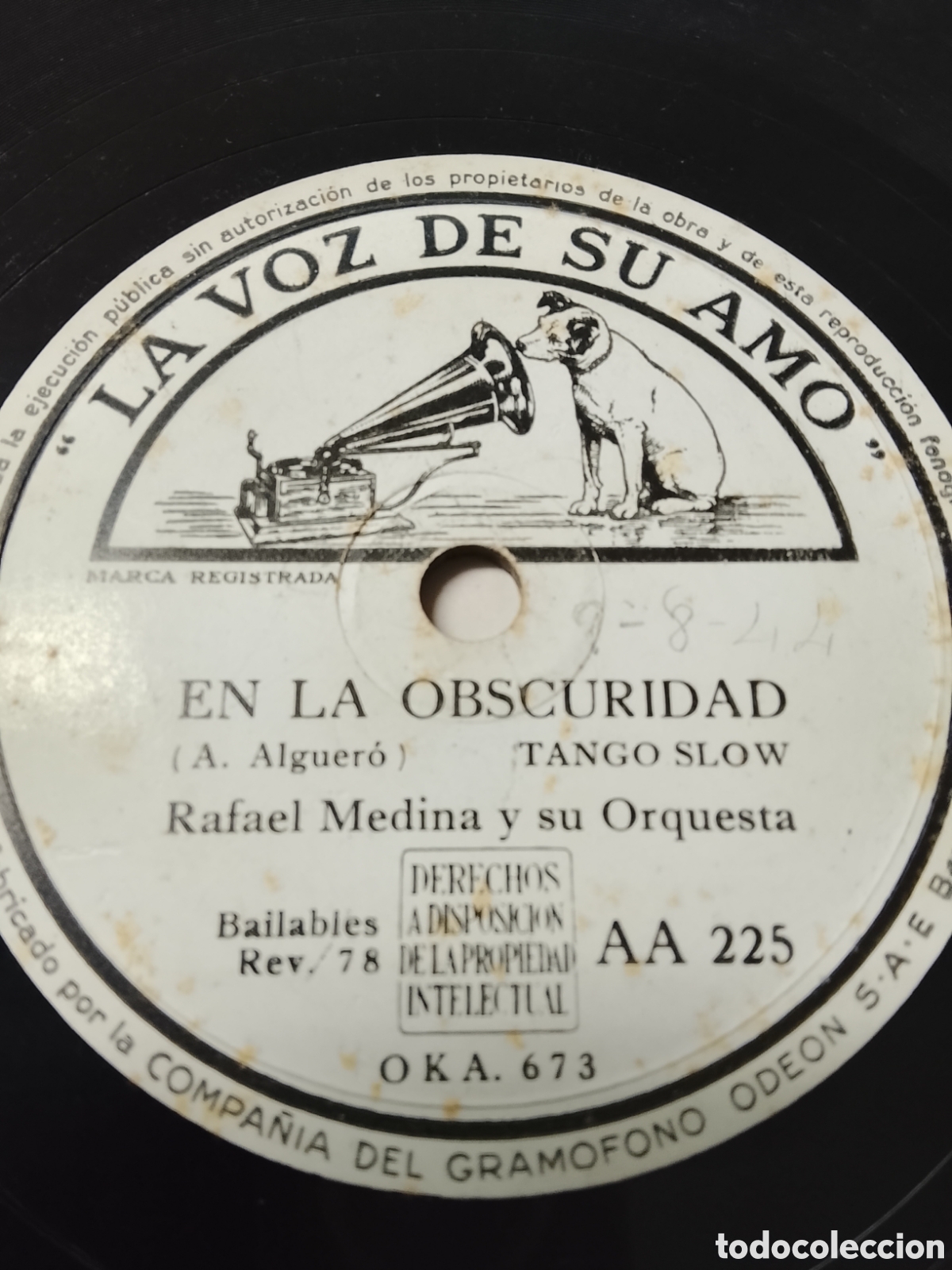 Discos de pizarra: Disco de pizarra Rafael medina Crep&uacute;sculo - Foto 1