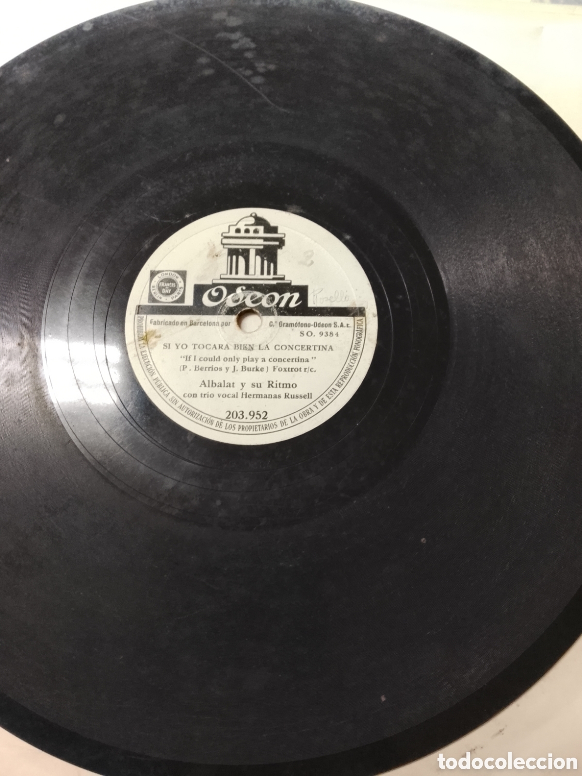 Discos de pizarra: Disco de pizarra albalat y su ritmo - Foto 3
