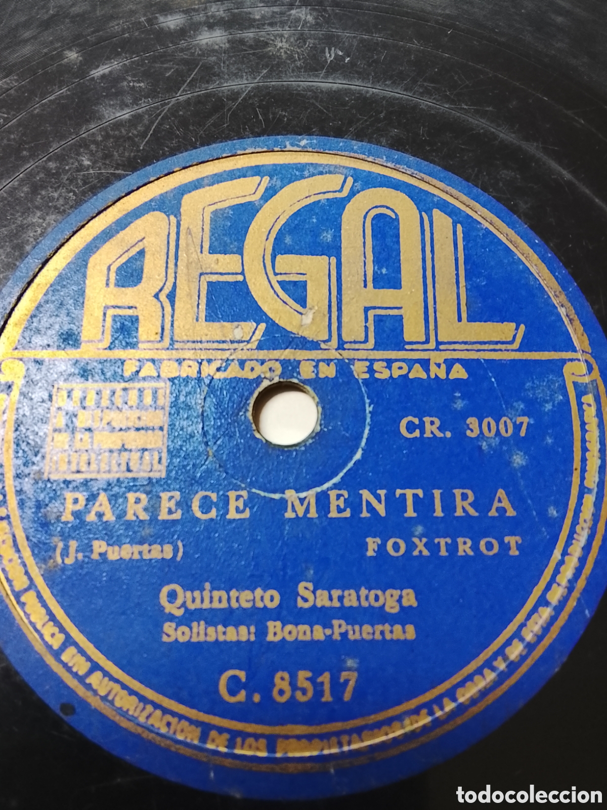 Discos de pizarra: Disco de pizarra quinteto saratoga - Foto 1