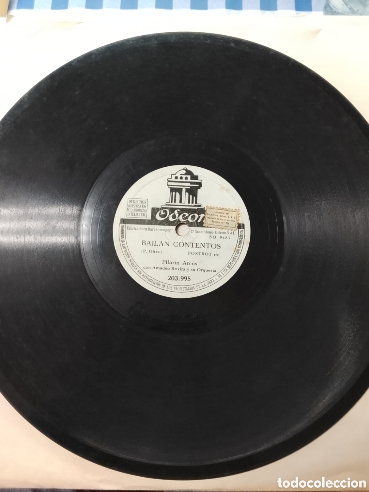 Discos de pizarra: Disco de pizarra Pilar&iacute;n arcos - Foto 3