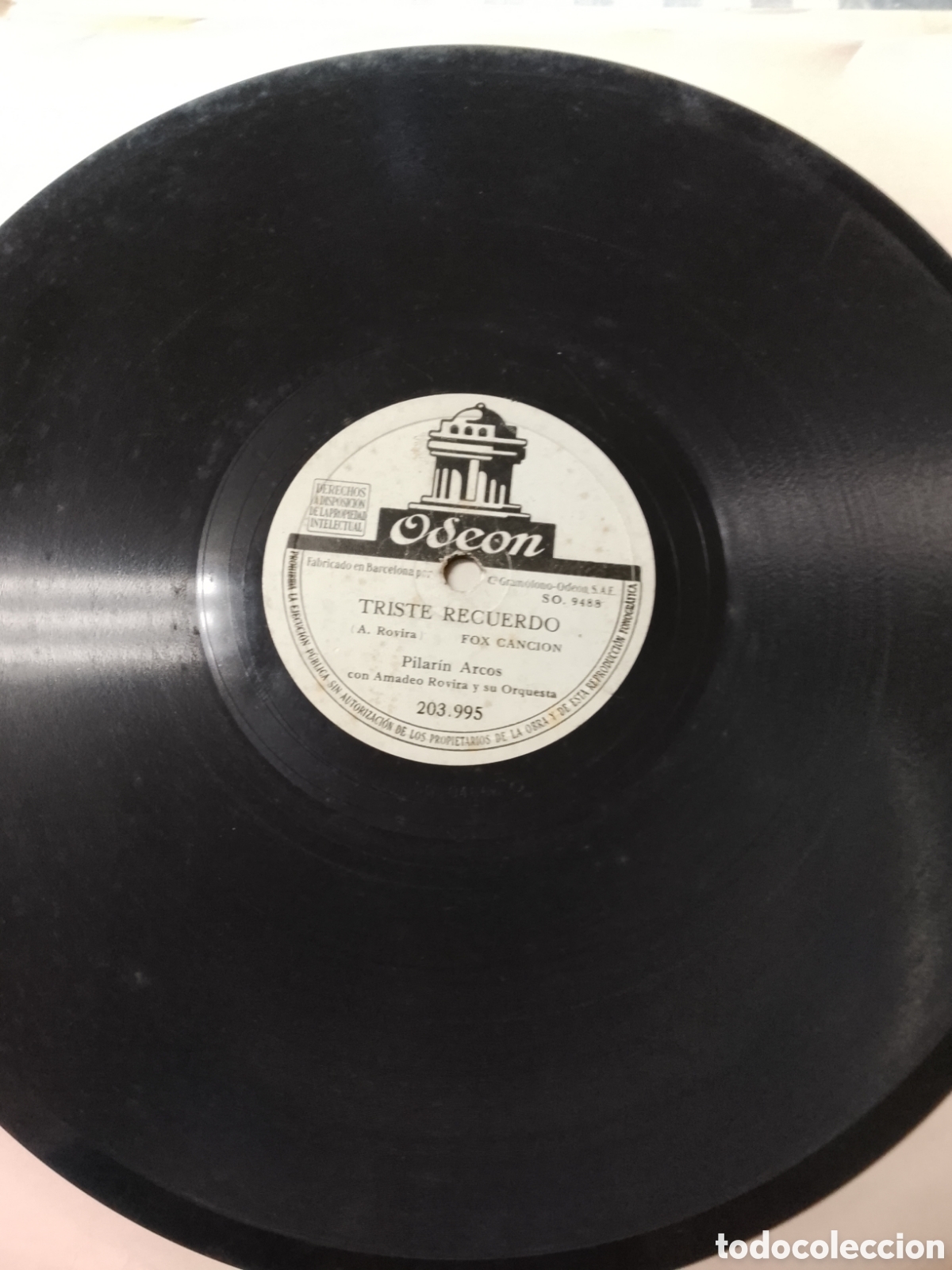 Discos de pizarra: Disco de pizarra Pilar&iacute;n arcos - Foto 4