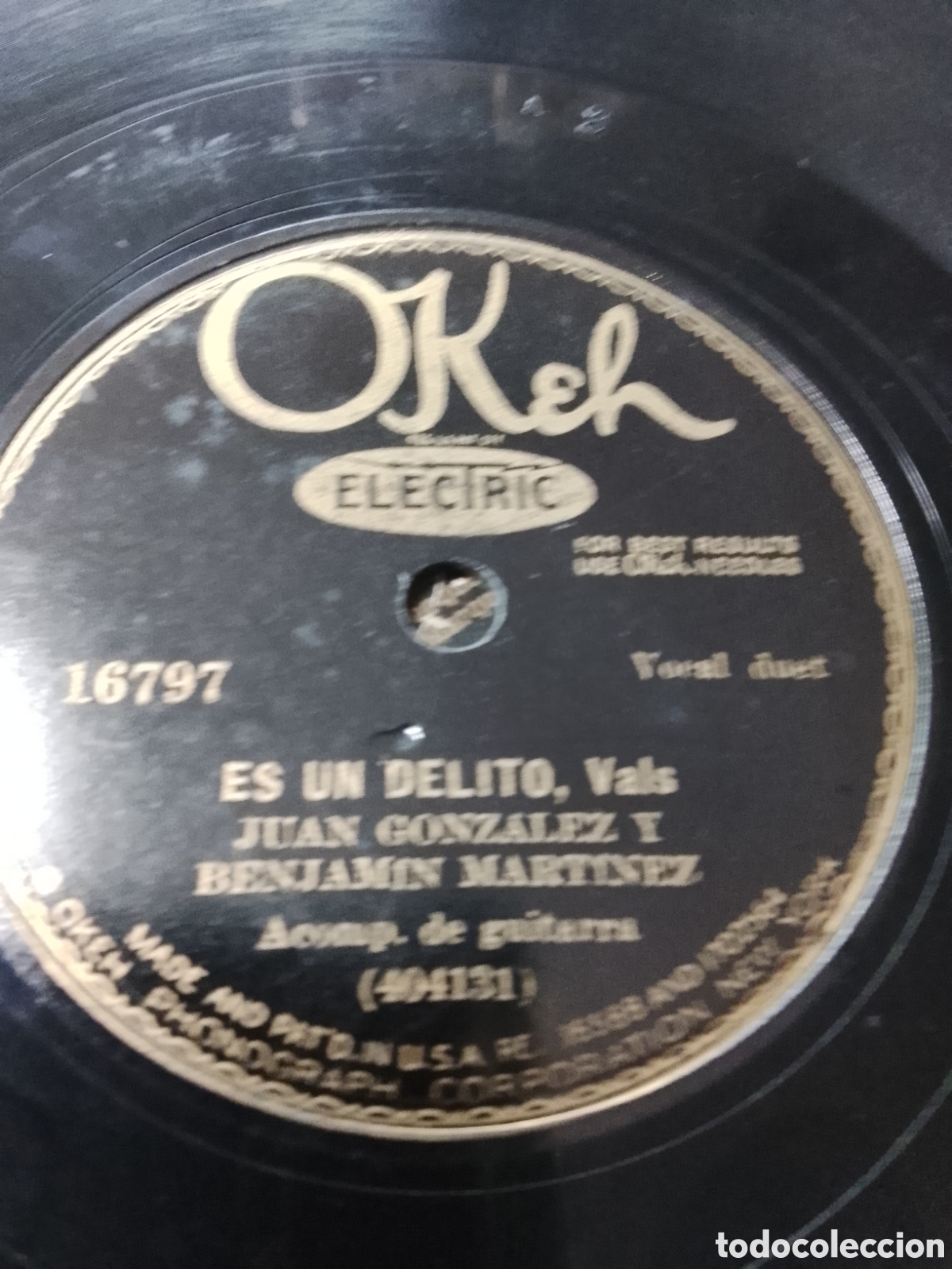 Discos de pizarra: Disco de pizarra Juan Gonz&aacute;lez y Benjam&iacute;n Mart&iacute;nez - Foto 2