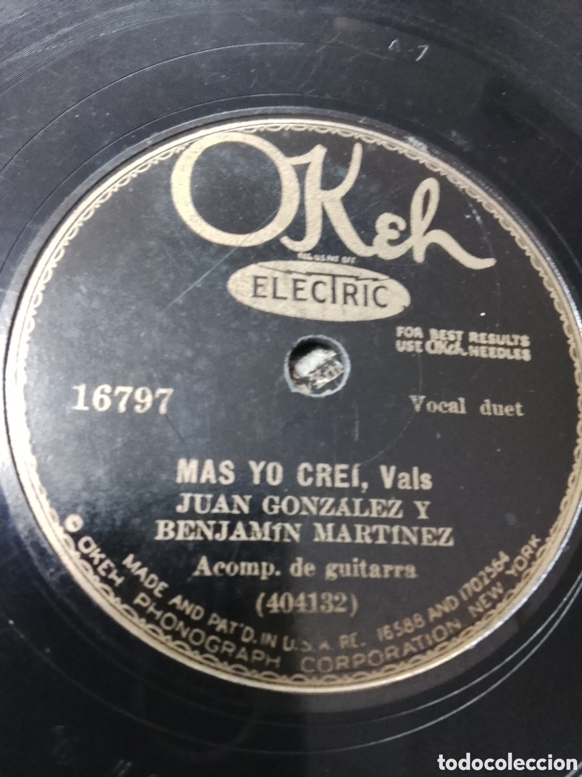Discos de pizarra: Disco de pizarra Juan Gonz&aacute;lez y Benjam&iacute;n Mart&iacute;nez - Foto 1