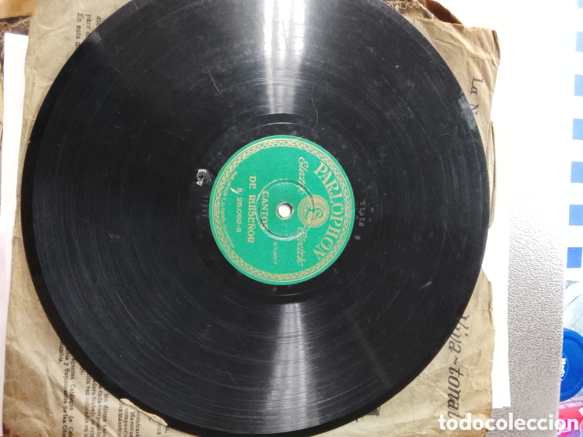 Discos de pizarra: Disco de pizarra cantos de canario disco educador - Foto 3
