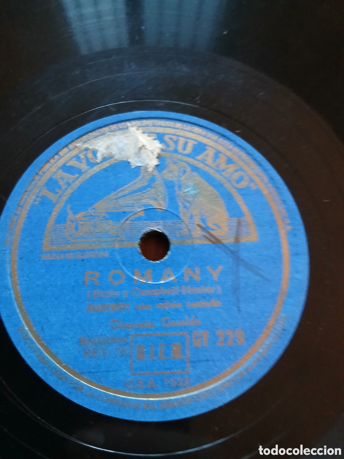 Discos de pizarra: Orquesta Geraldo &rdquo;romany / lonely&rdquo; - Foto 3