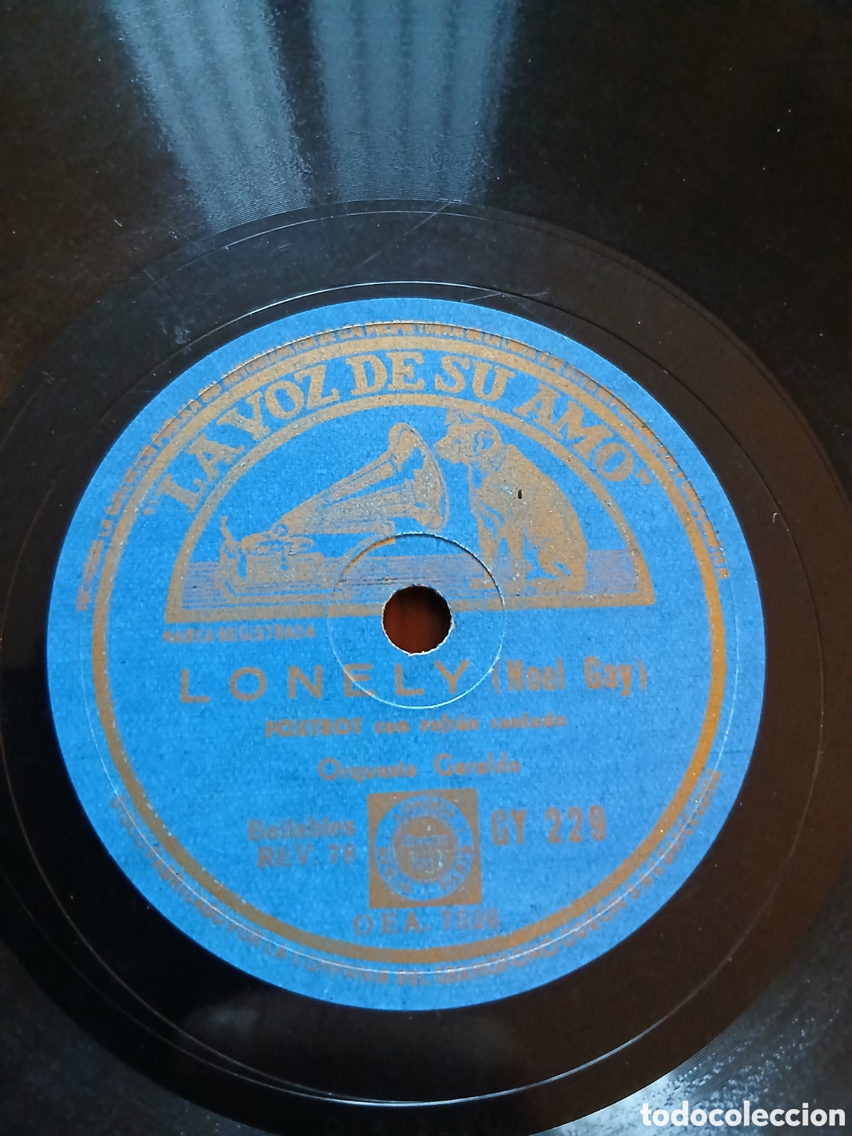 Discos de pizarra: Orquesta Geraldo &rdquo;romany / lonely&rdquo; - Foto 1