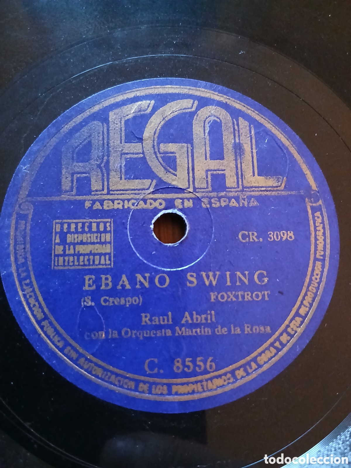 Discos de pizarra: Ra&uacute;l abril. &rdquo;ebano swing / madrugada&rdquo; - Foto 1
