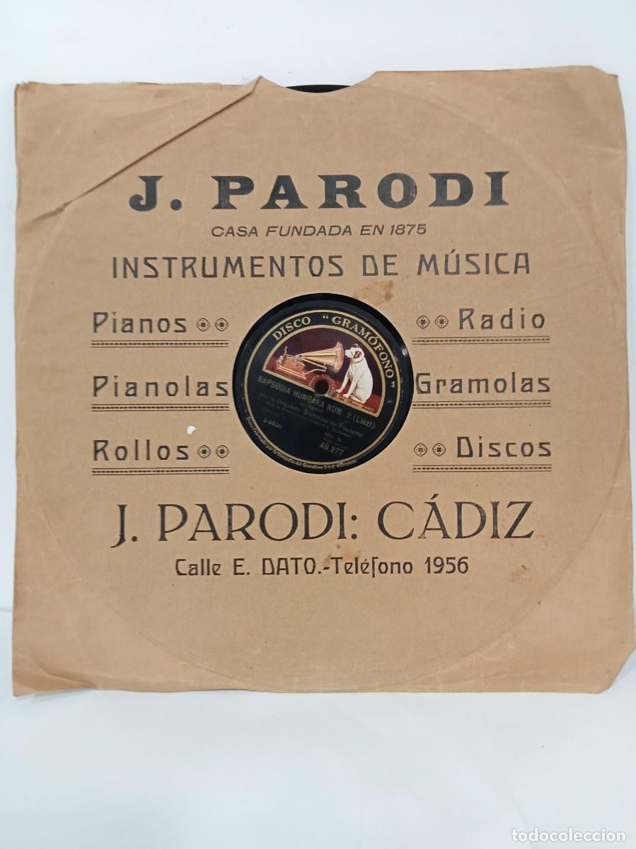 Discos de pizarra: RAPSODIA HUNGARA NUM. 2 - ORQUESTA SINFONICA DE FILADELFIA - Foto 1