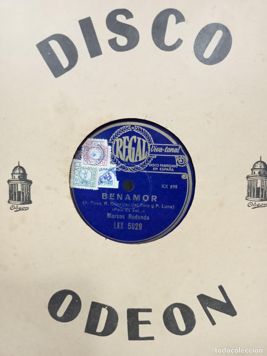Discos de pizarra: MARCOS REDONDO - EL DIABLO EN EL PODER / BENAMOR - Foto 3