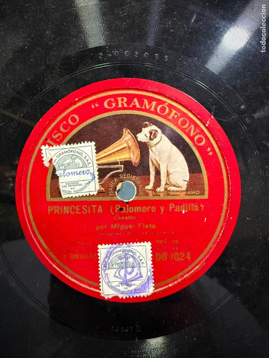 Discos de pizarra: DISCO PIZARRA - EL CASERIO - PRINCESITA - Foto 4