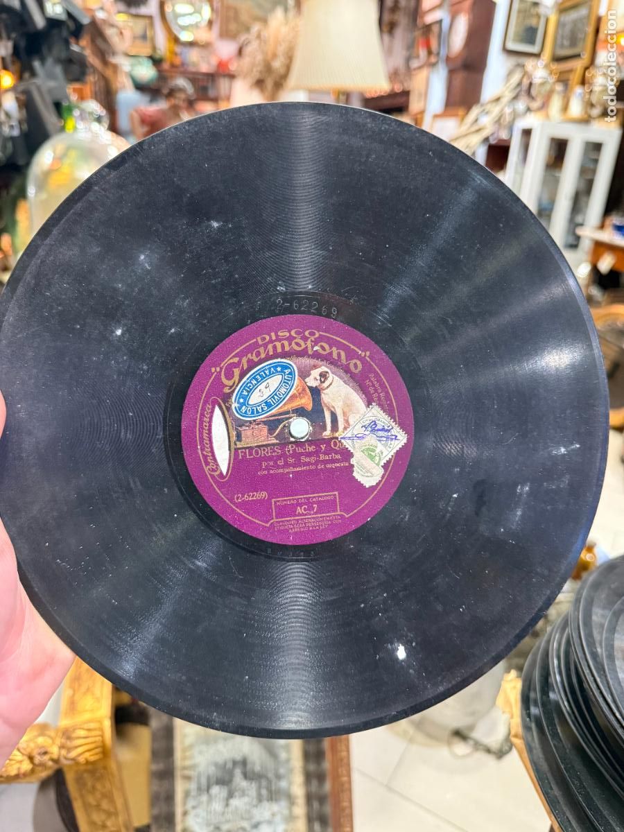 Discos de pizarra: DISCO PIZARRA - NENA - FLORES - Foto 1