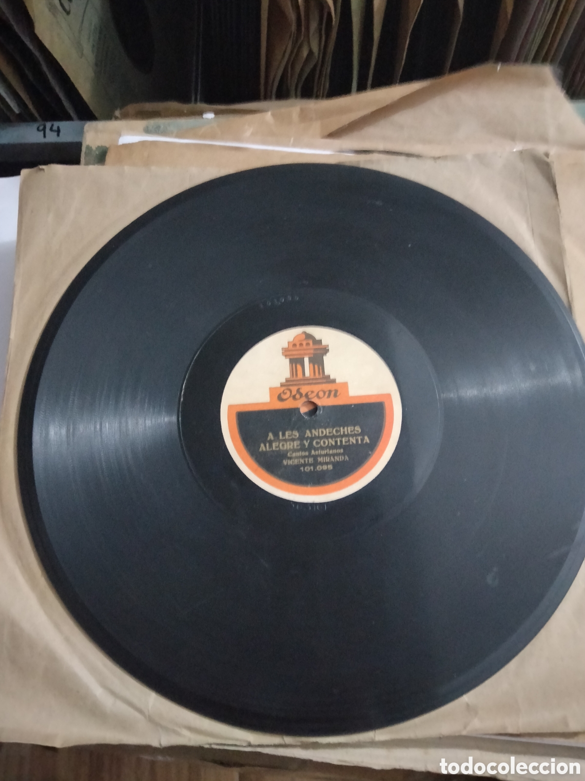 Discos de pizarra: Cantos Asturianos VICENTE MIRANDA - Foto 2