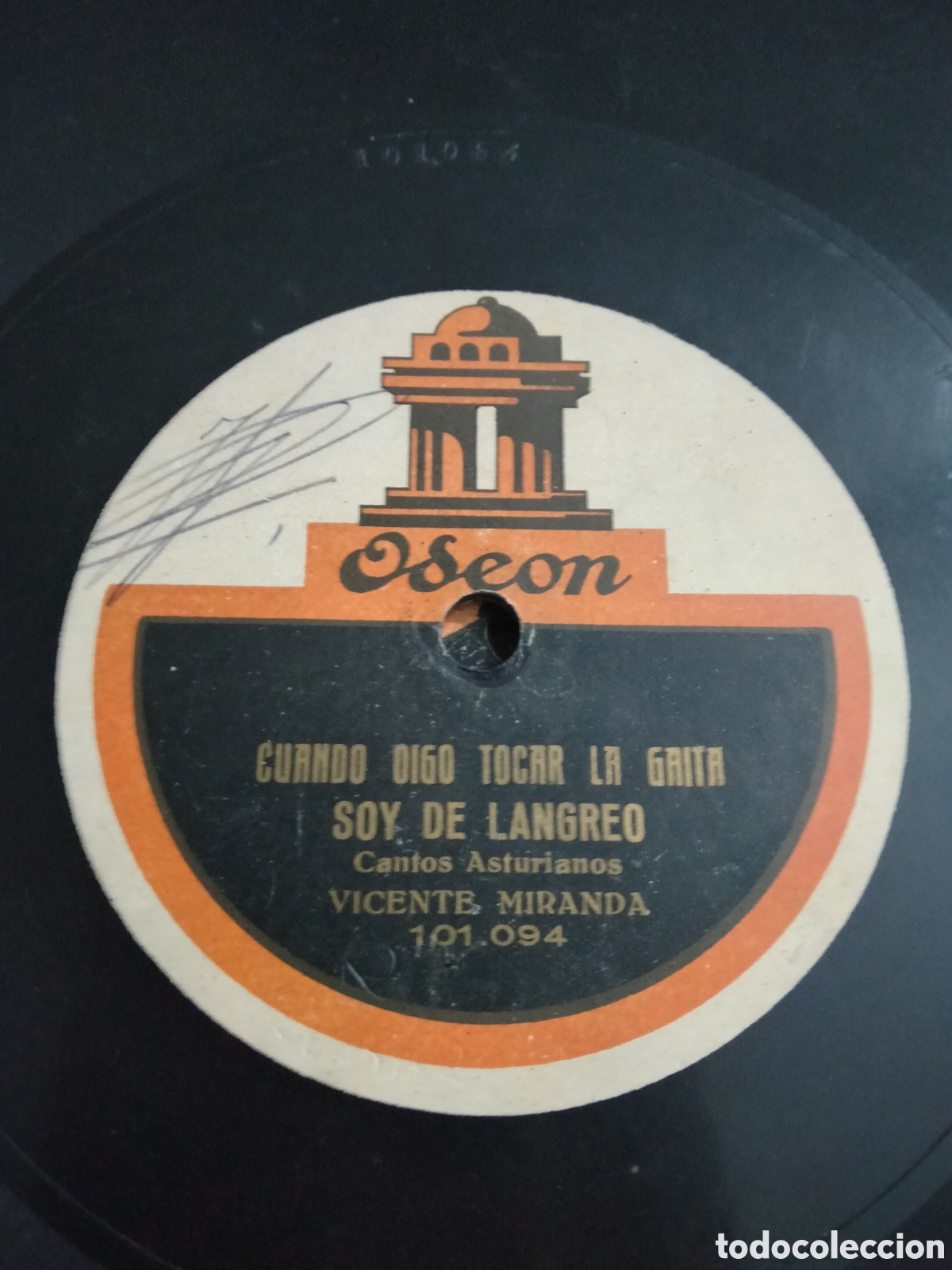 Discos de pizarra: Cantos Asturianos VICENTE MIRANDA - Foto 3
