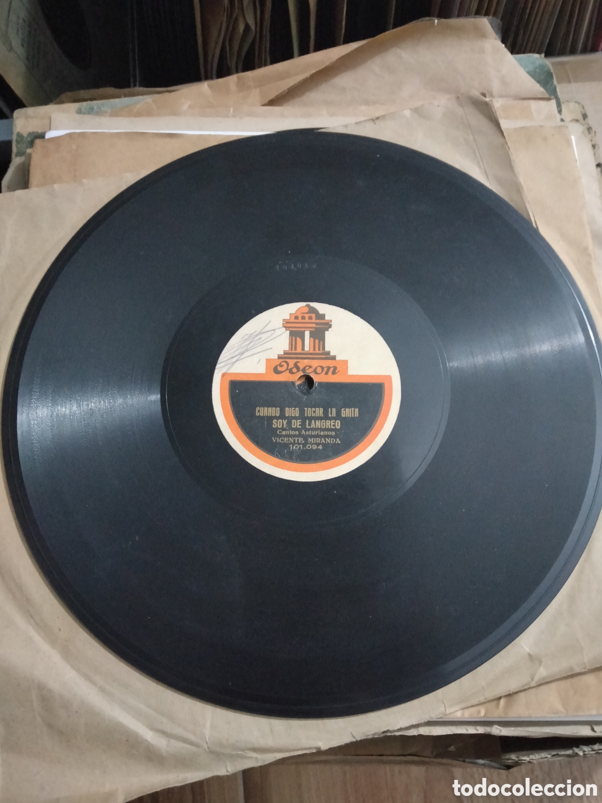 Discos de pizarra: Cantos Asturianos VICENTE MIRANDA - Foto 4