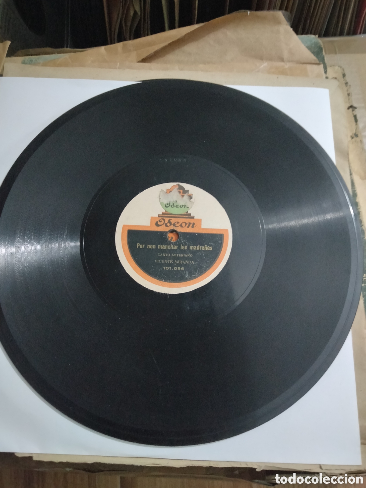 Discos de pizarra: Cantos Asturianos Vicente Miranda - Foto 2