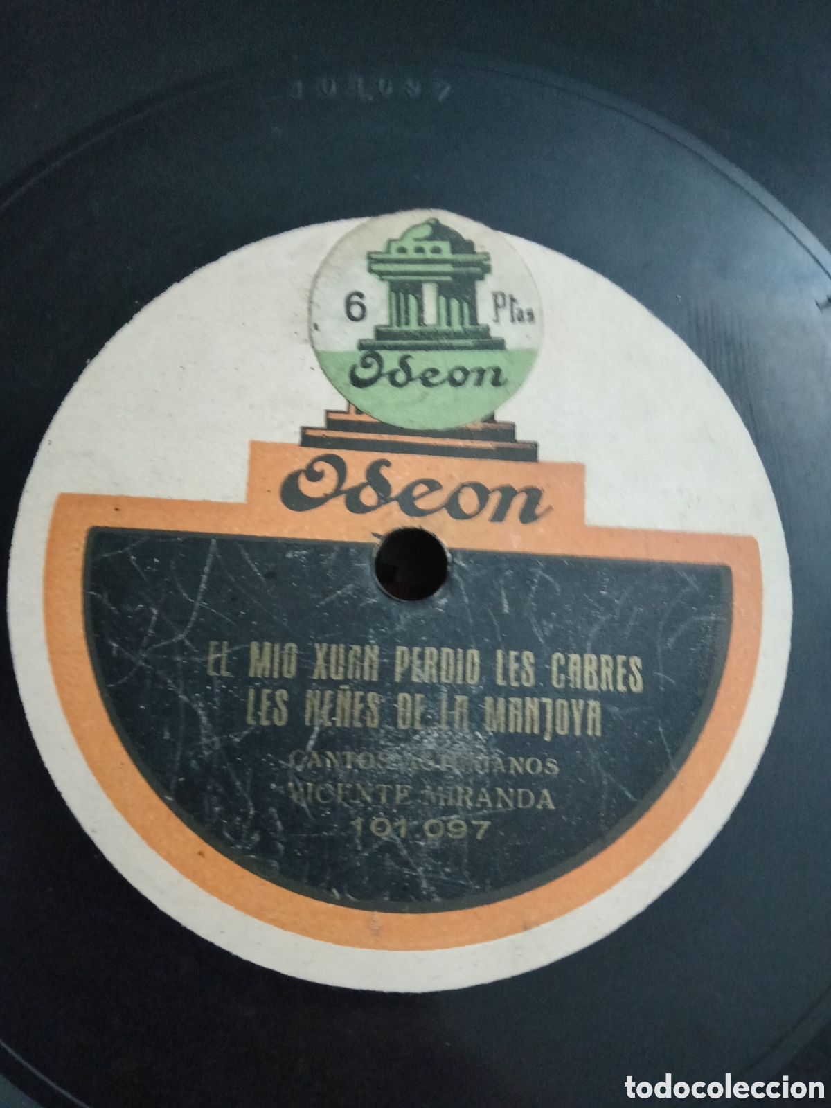 Discos de pizarra: Cantos Asturianos Vicente Miranda - Foto 3
