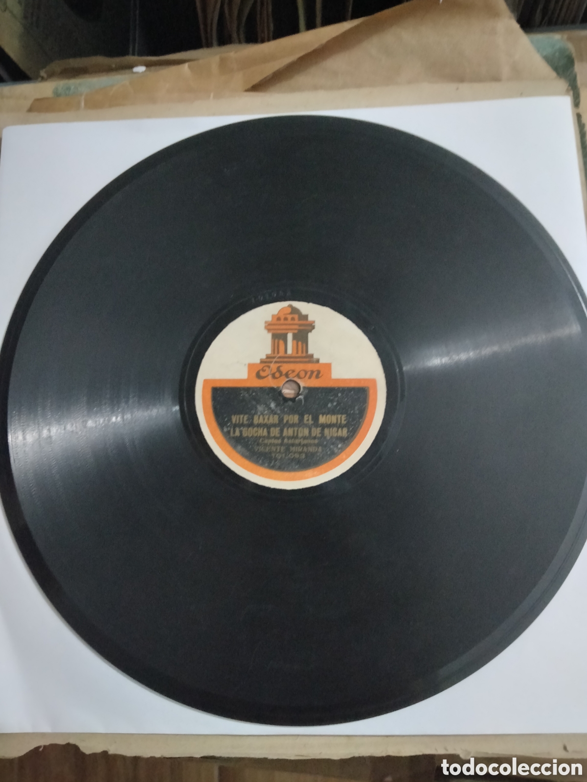 Discos de pizarra: Cantos Asturianos Vicente Miranda - Foto 2