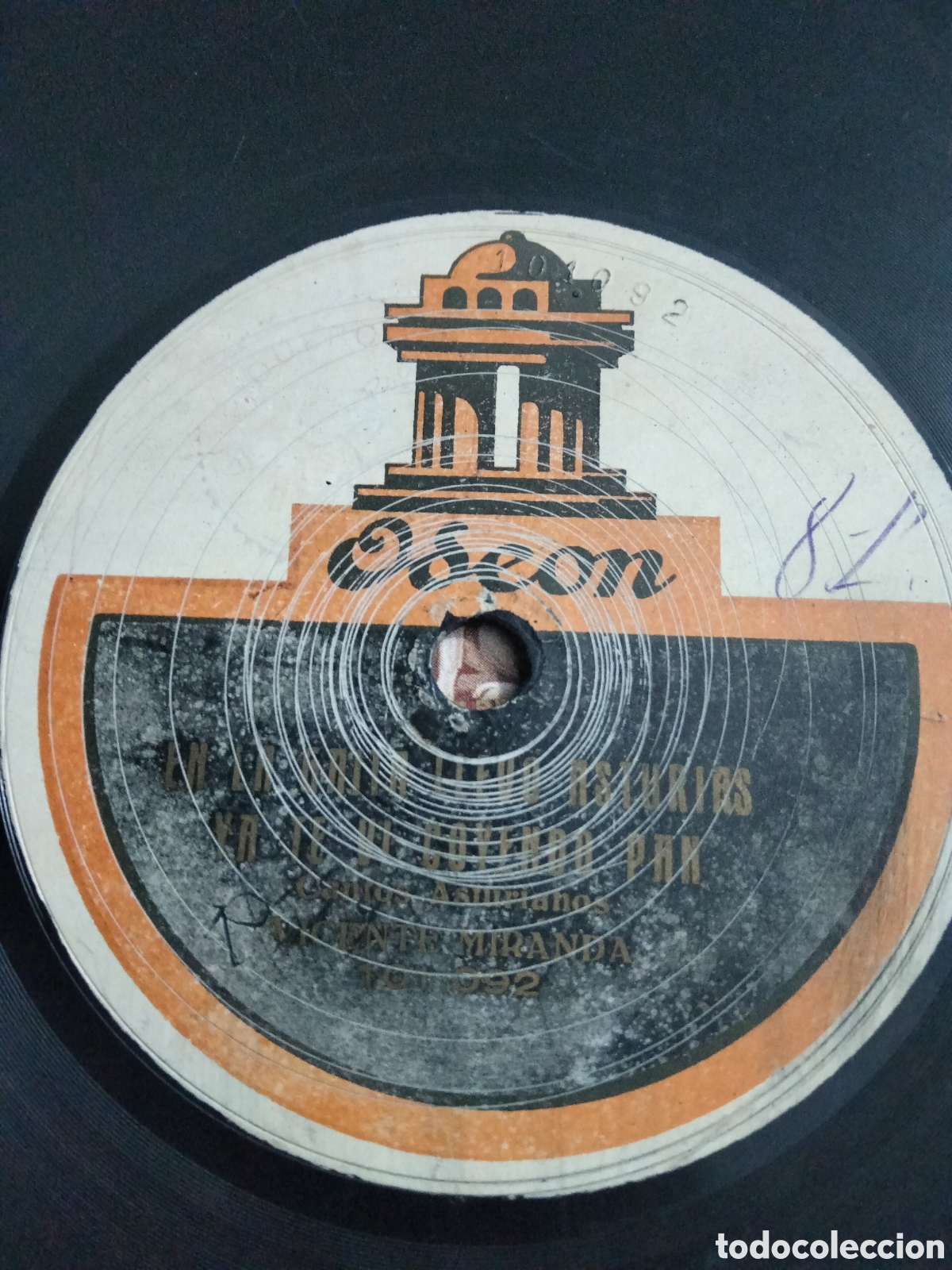Discos de pizarra: Cantos Asturianos Vicente Miranda - Foto 3
