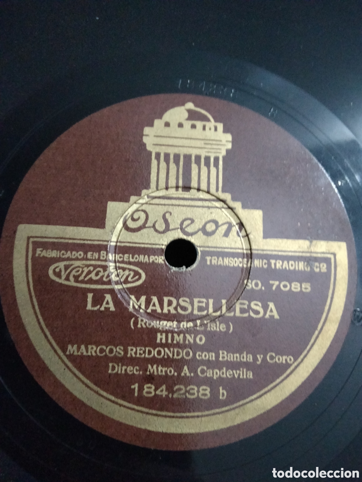 Discos de pizarra: Himno de Riego por Marcos Redondo - Foto 3