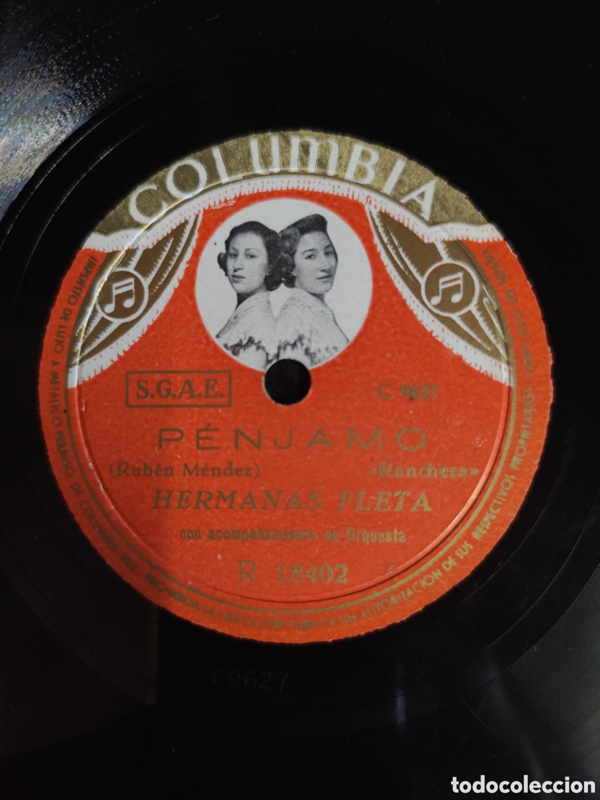 Discos de pizarra: 2 Discos de piedra hermanas Fleta - Foto 2