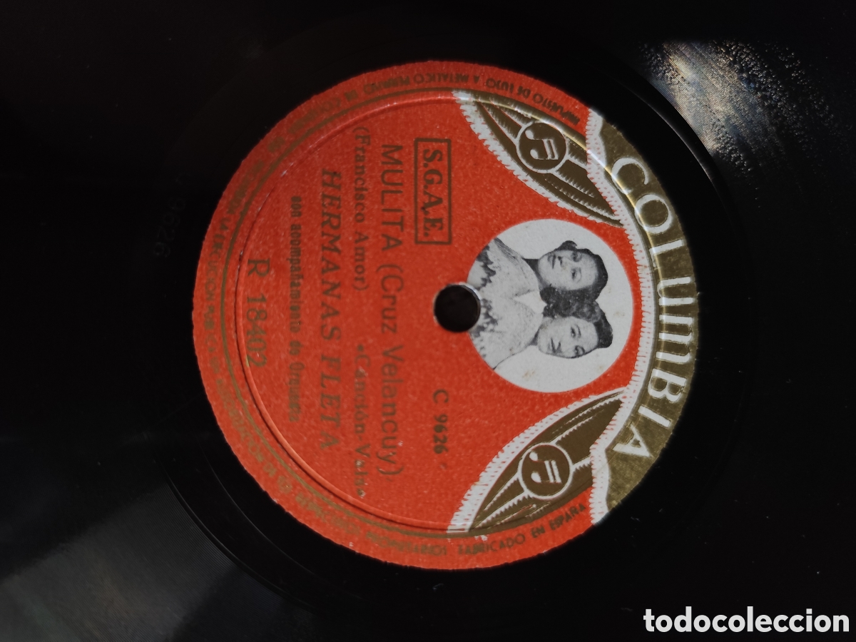 Discos de pizarra: 2 Discos de piedra hermanas Fleta - Foto 1