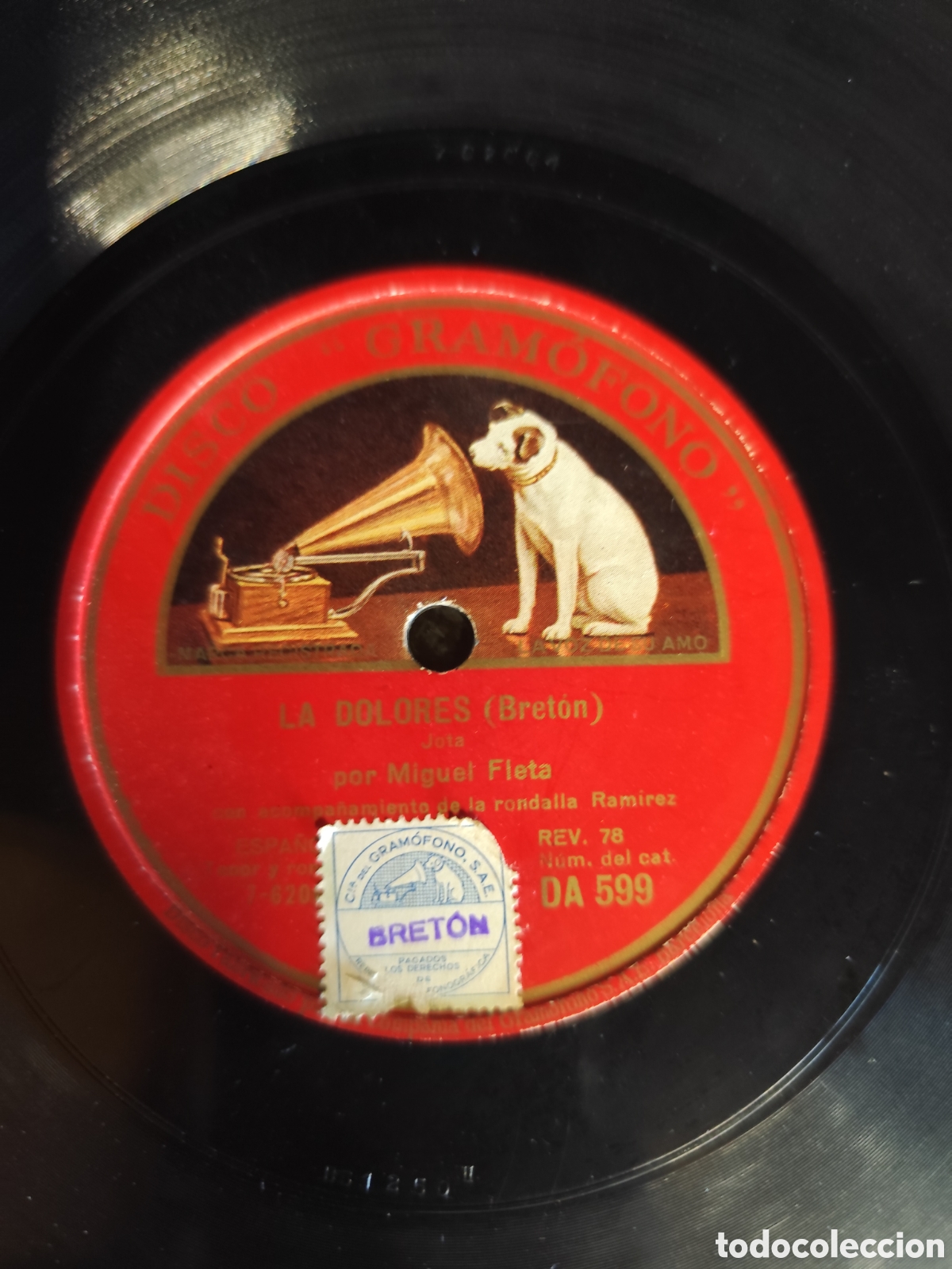 Discos de pizarra: Discos pizarra Miguel Fleta varios - Foto 3