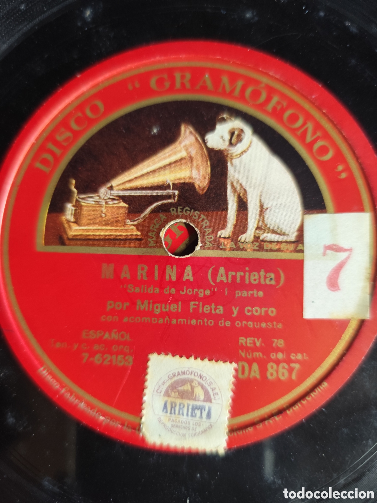 Discos de pizarra: Discos pizarra Miguel Fleta varios - Foto 6