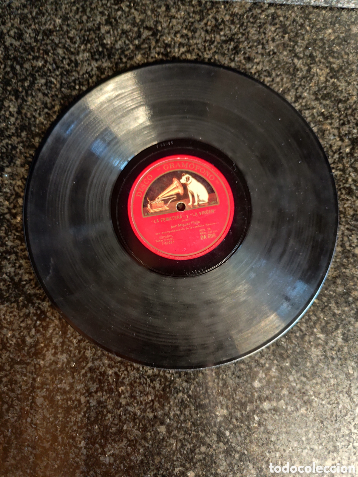Discos de pizarra: Discos pizarra Miguel Fleta varios - Foto 13