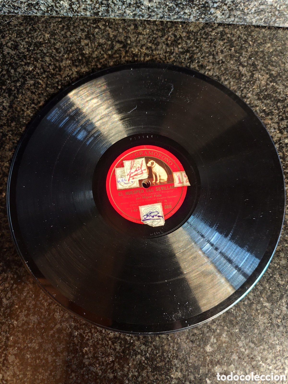 Discos de pizarra: Discos pizarra Miguel Fleta varios - Foto 15