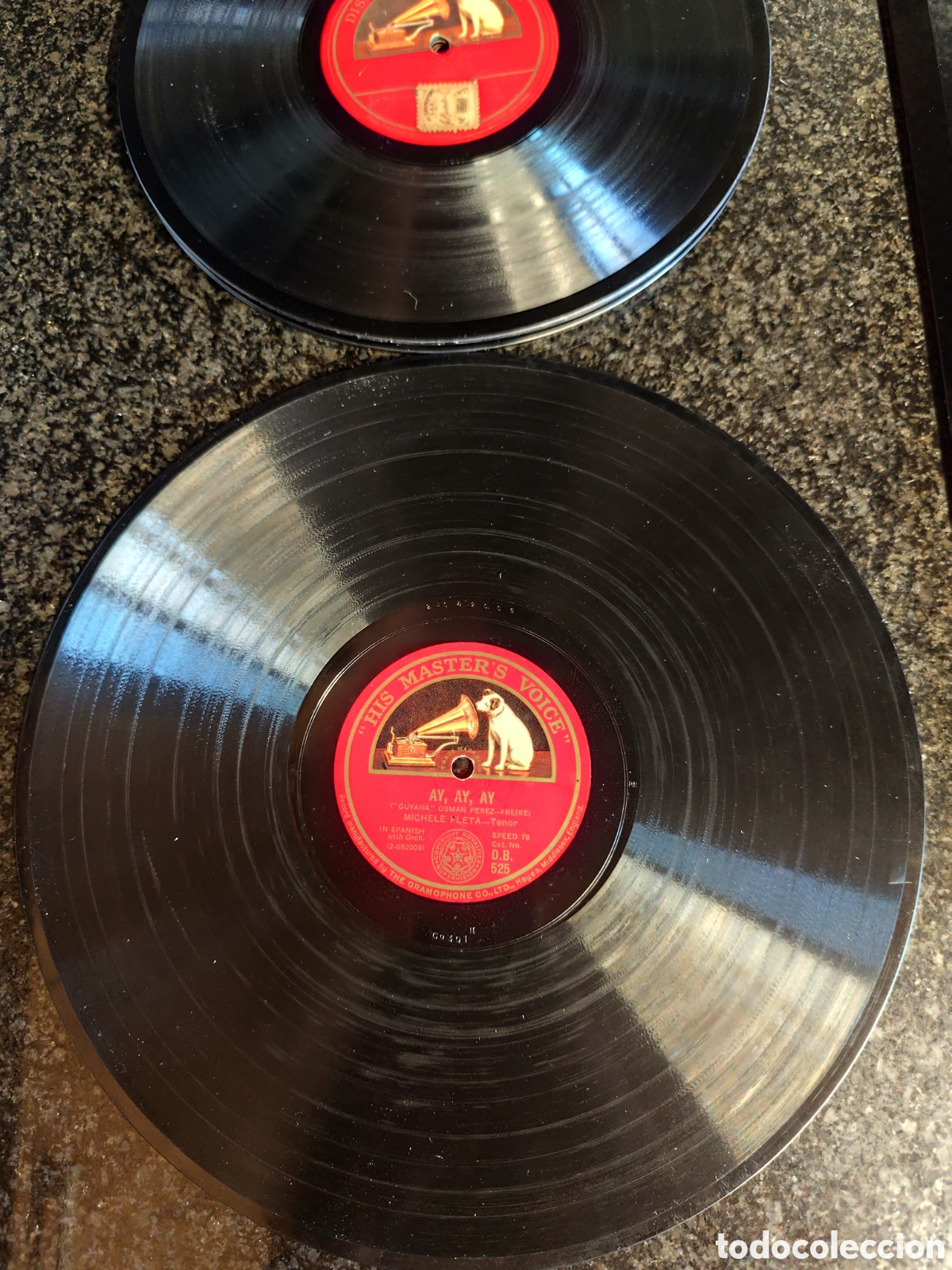 Discos de pizarra: Discos pizarra Miguel Fleta varios - Foto 16