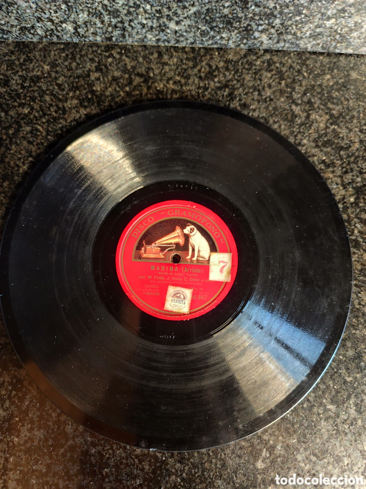 Discos de pizarra: Discos pizarra Miguel Fleta varios - Foto 18