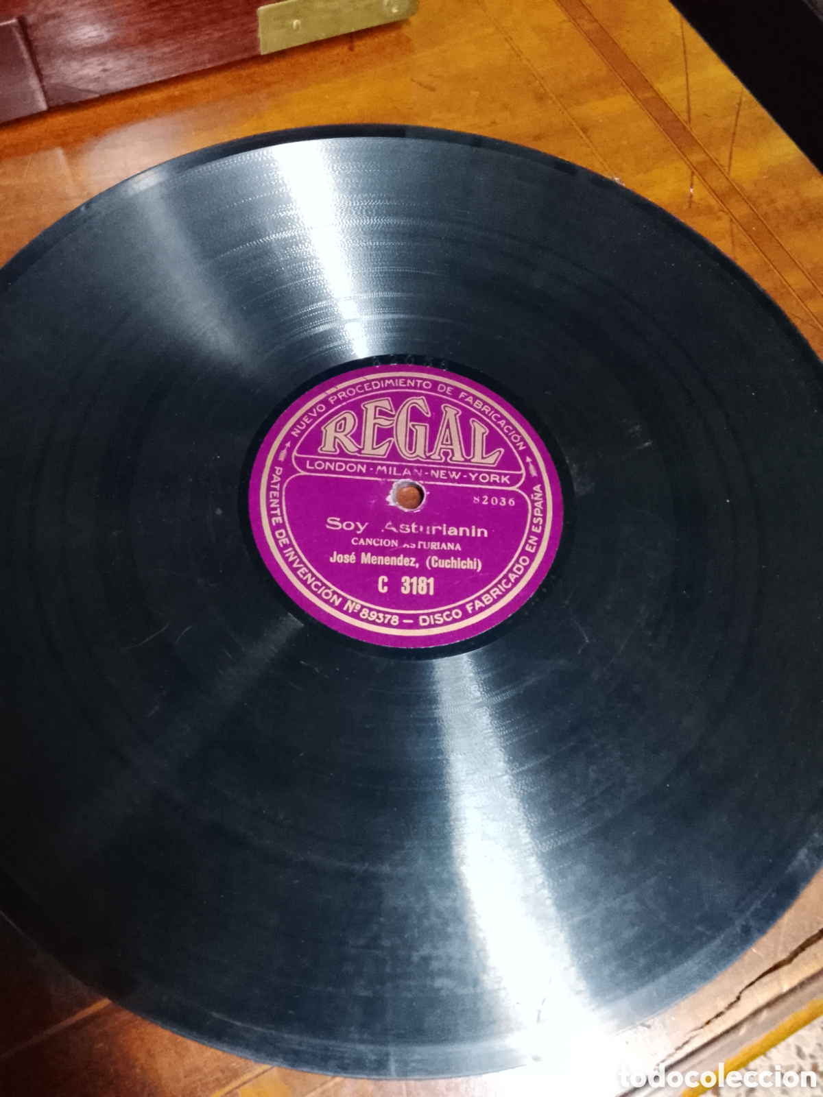 Discos de pizarra: Disco de pizarra soy asturianin - Foto 3