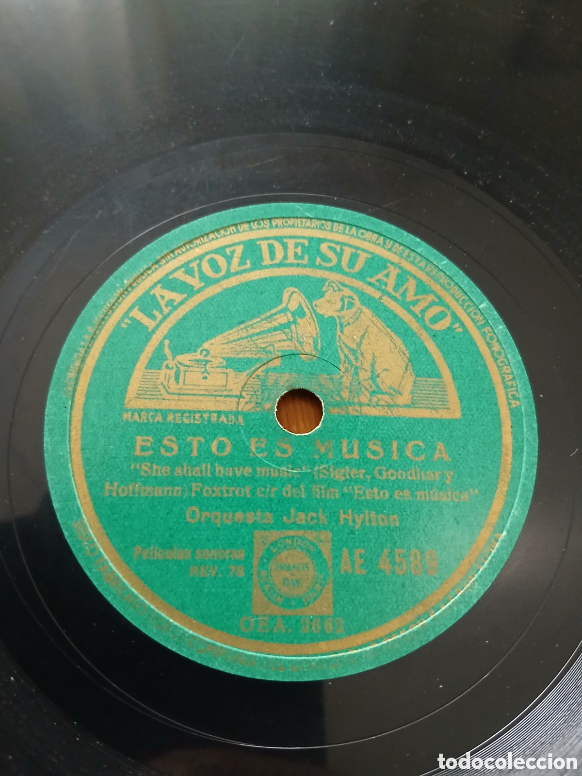 Discos de pizarra: Jack Hylton y orquesta - Foto 1