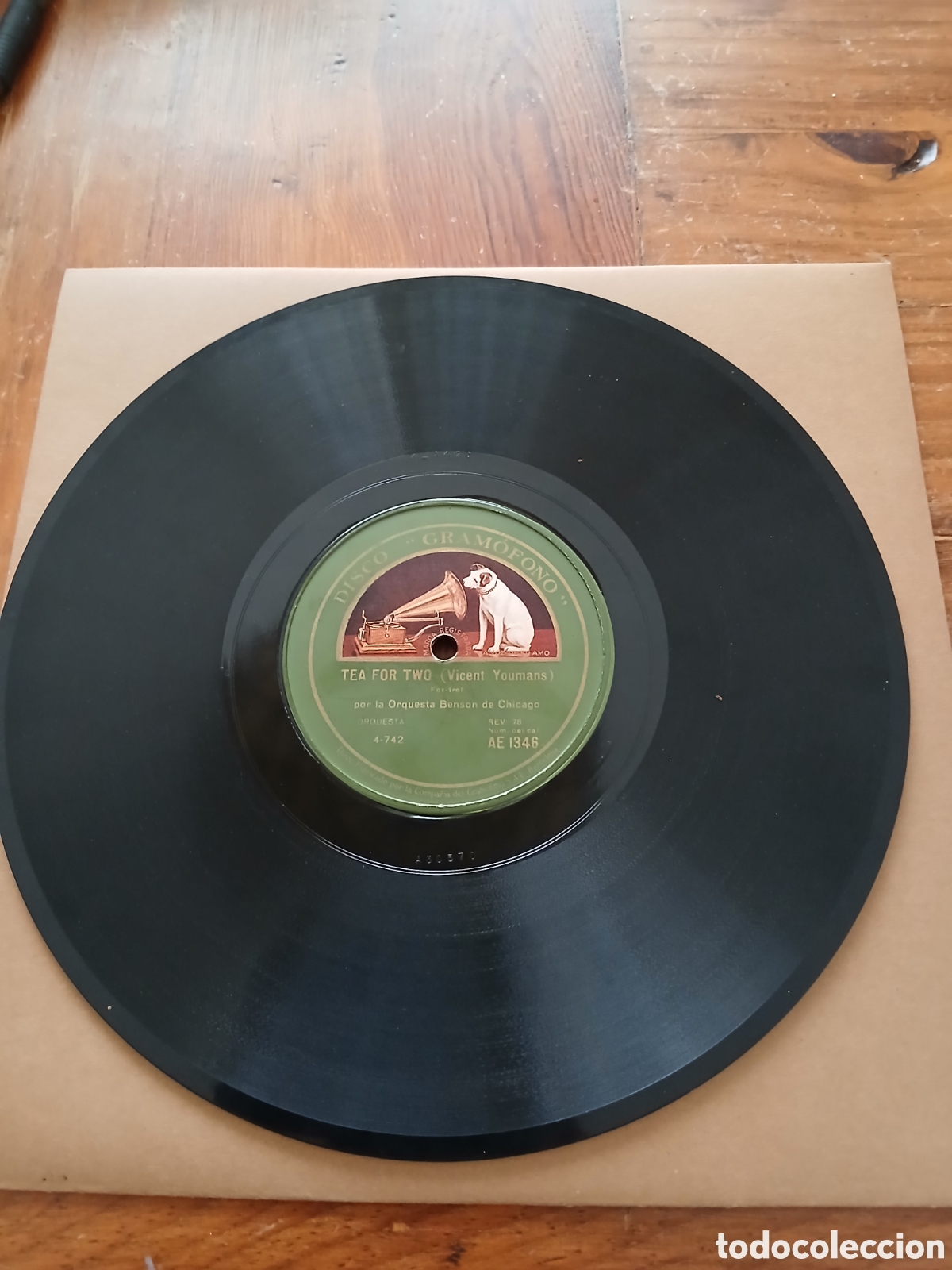 Discos de pizarra: Orquesta Benson de Chicago / Jan Garber orchestra 1924 - Foto 4