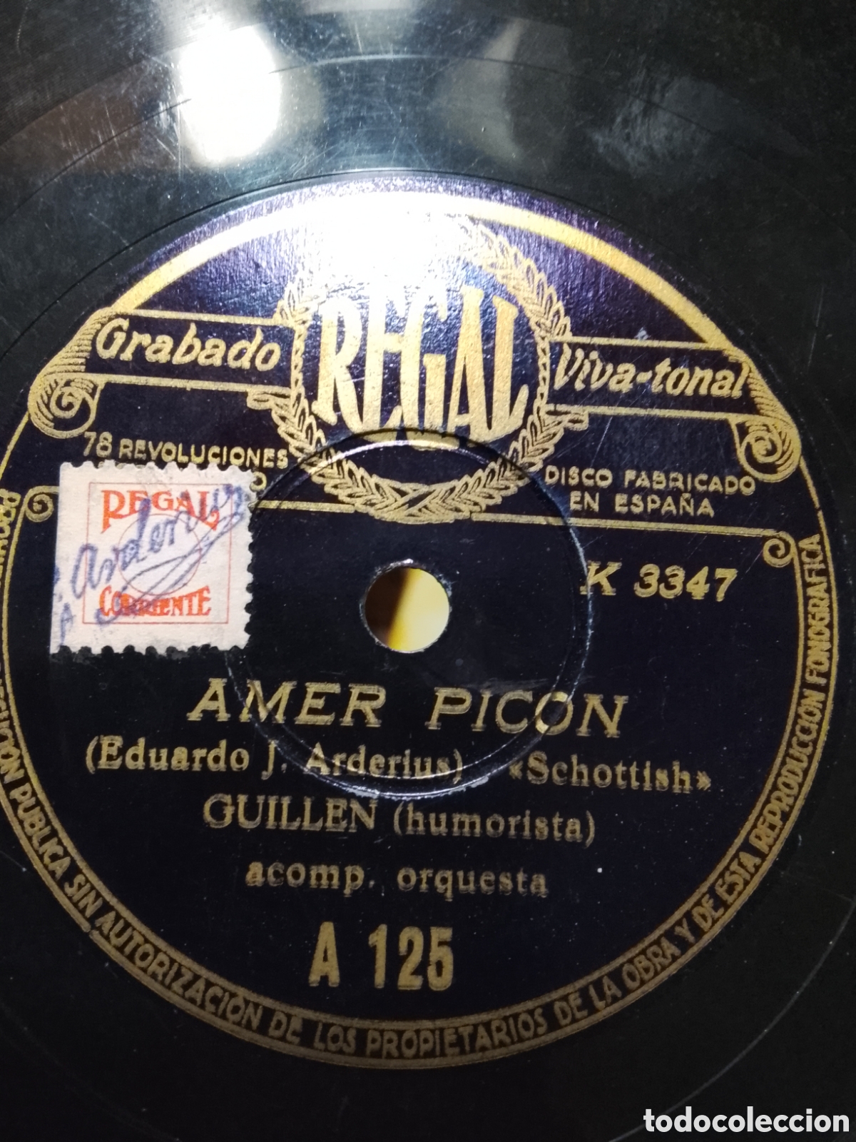 Discos de pizarra: Disco de pizarra amer Pic&oacute;n publicitario - Foto 2