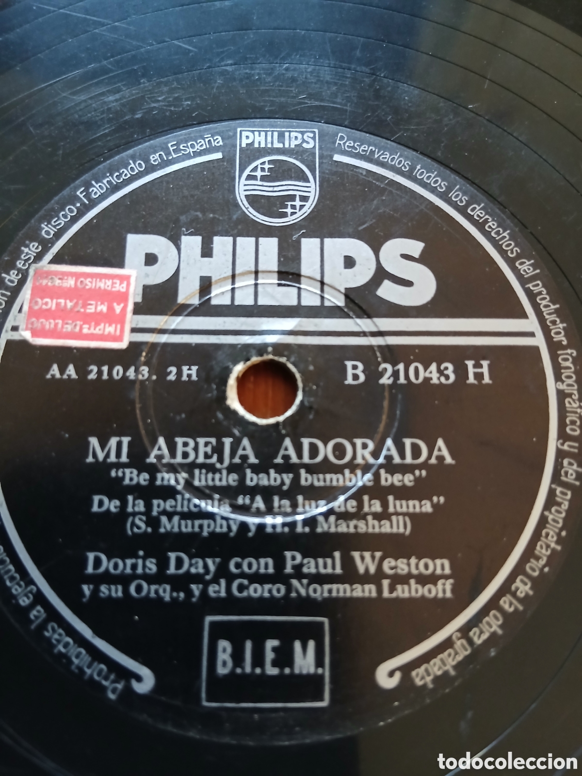 Discos de pizarra: 2 discos Doris Day....... - Foto 3