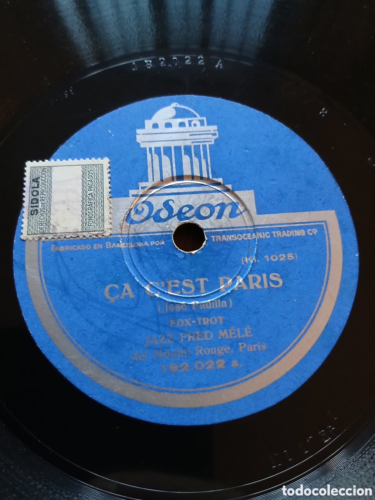 Discos de pizarra: JAZZ FRED M&Eacute;L&Eacute; del moulin rouge Paris - Foto 3